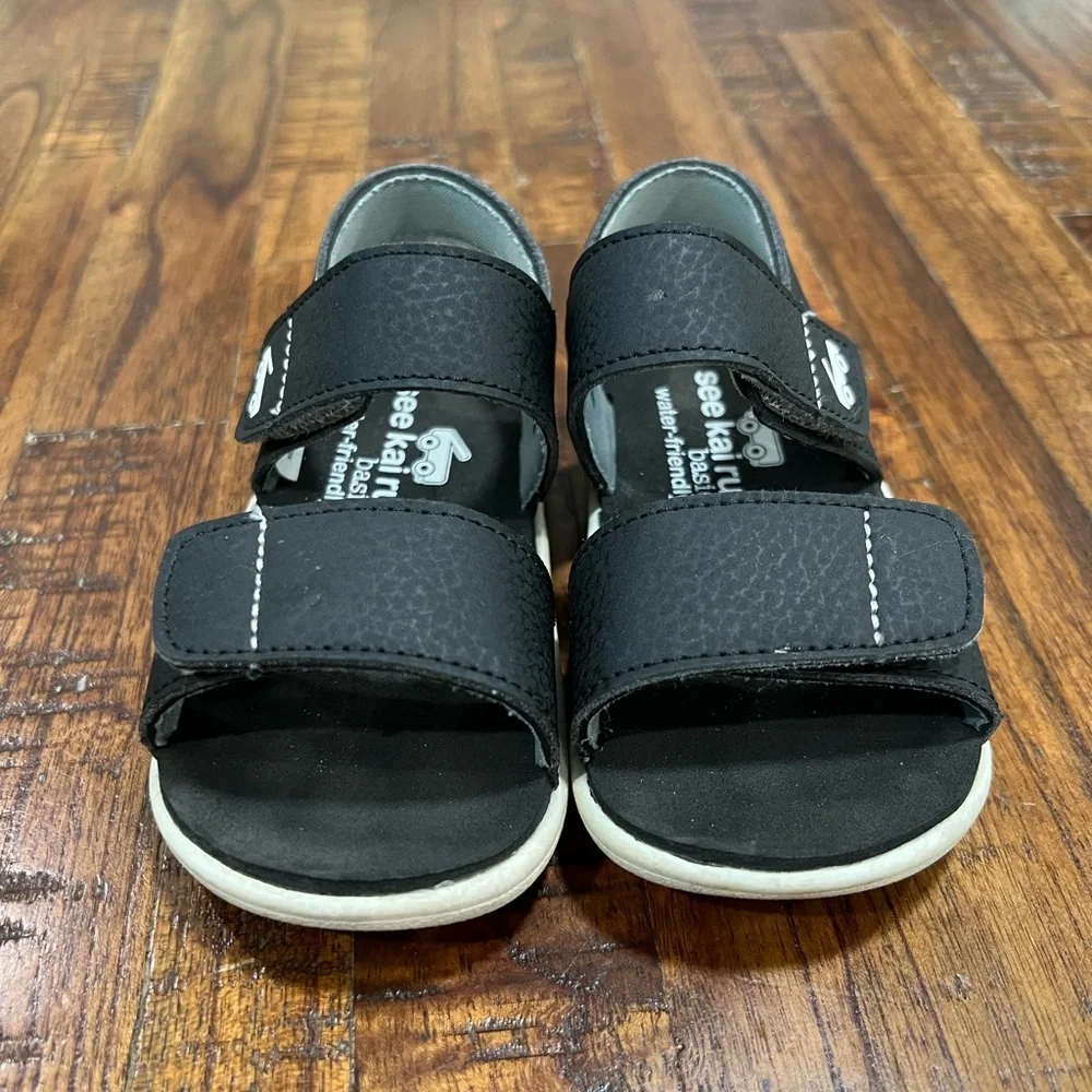 See Kai Run Black Kids Sandals - Picture 3 of 3